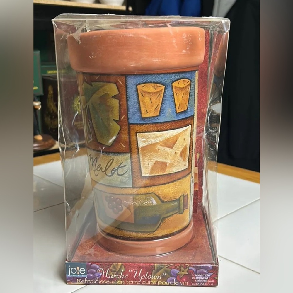 Jo!e Marche Uptown Terra Cotta Wine Chiller